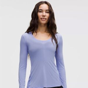 Lululemon Athletica Light Purple Long Sleeve Top